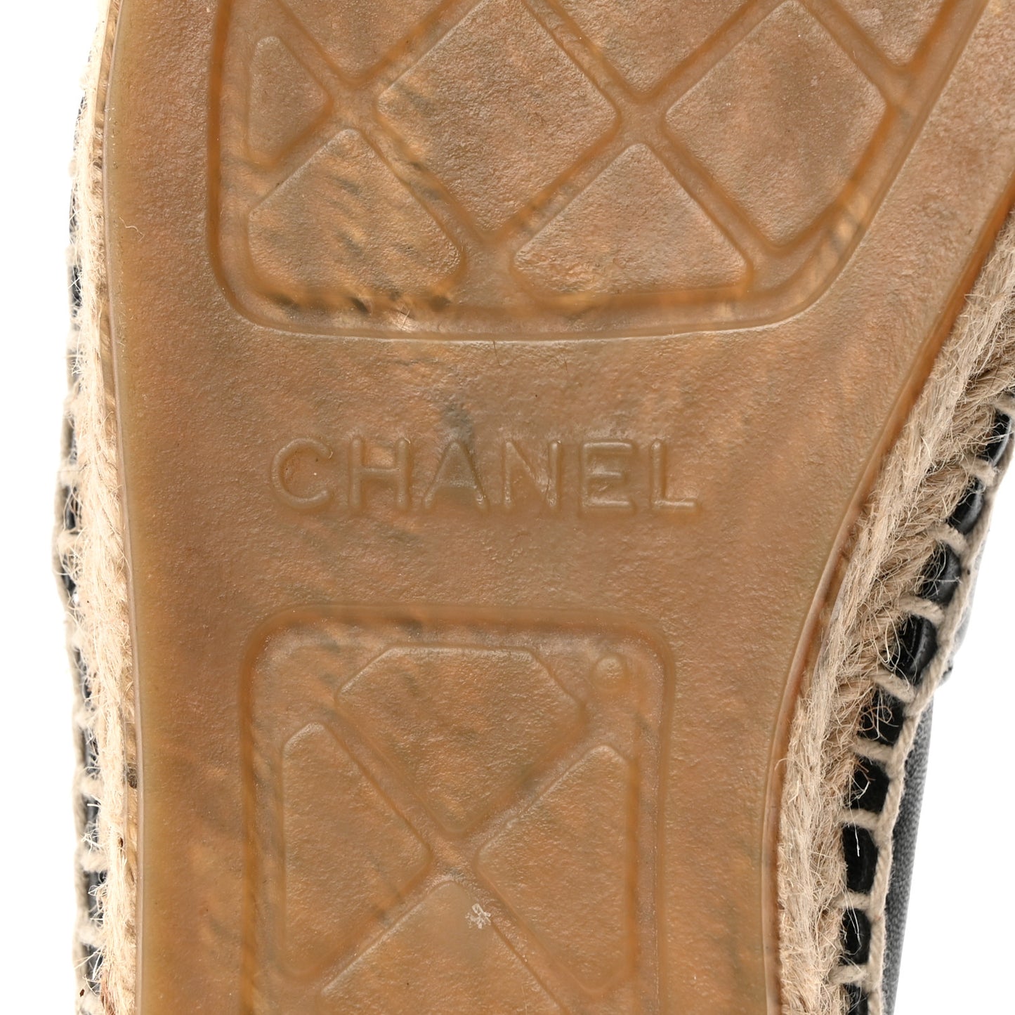 Lambskin CC Espadrilles 39 Black