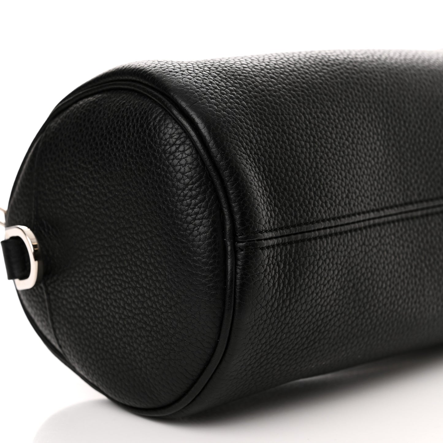 HOMME Grained Calfskin Mens Roller Pouch Black