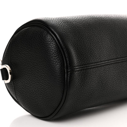 Christian Dior HOMME Grained Calfskin Mens Roller Pouch Black 9 of 10