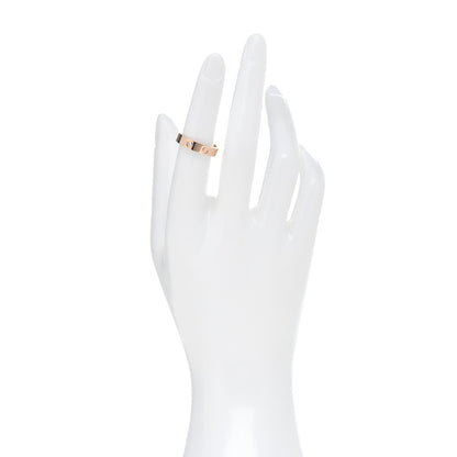 Cartier 18K Pink Gold Diamond 4mm LOVE Wedding Band Ring 51 5.75 2 of 4