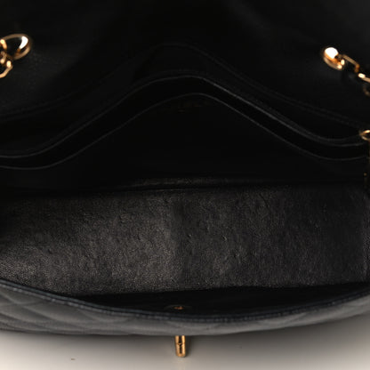 Chanel Caviar Quilted Jumbo Single Flap Black 4 of 4