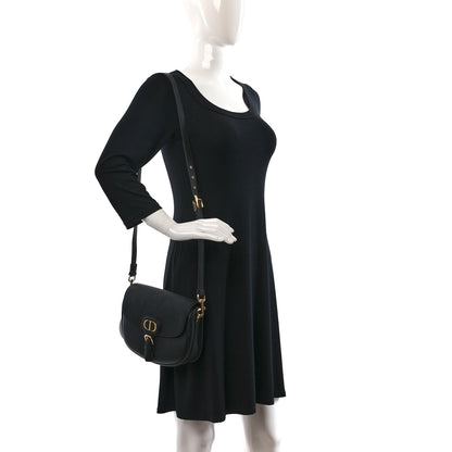 Christian Dior Grained Calfskin Medium Bobby Flap Black 2 of 9