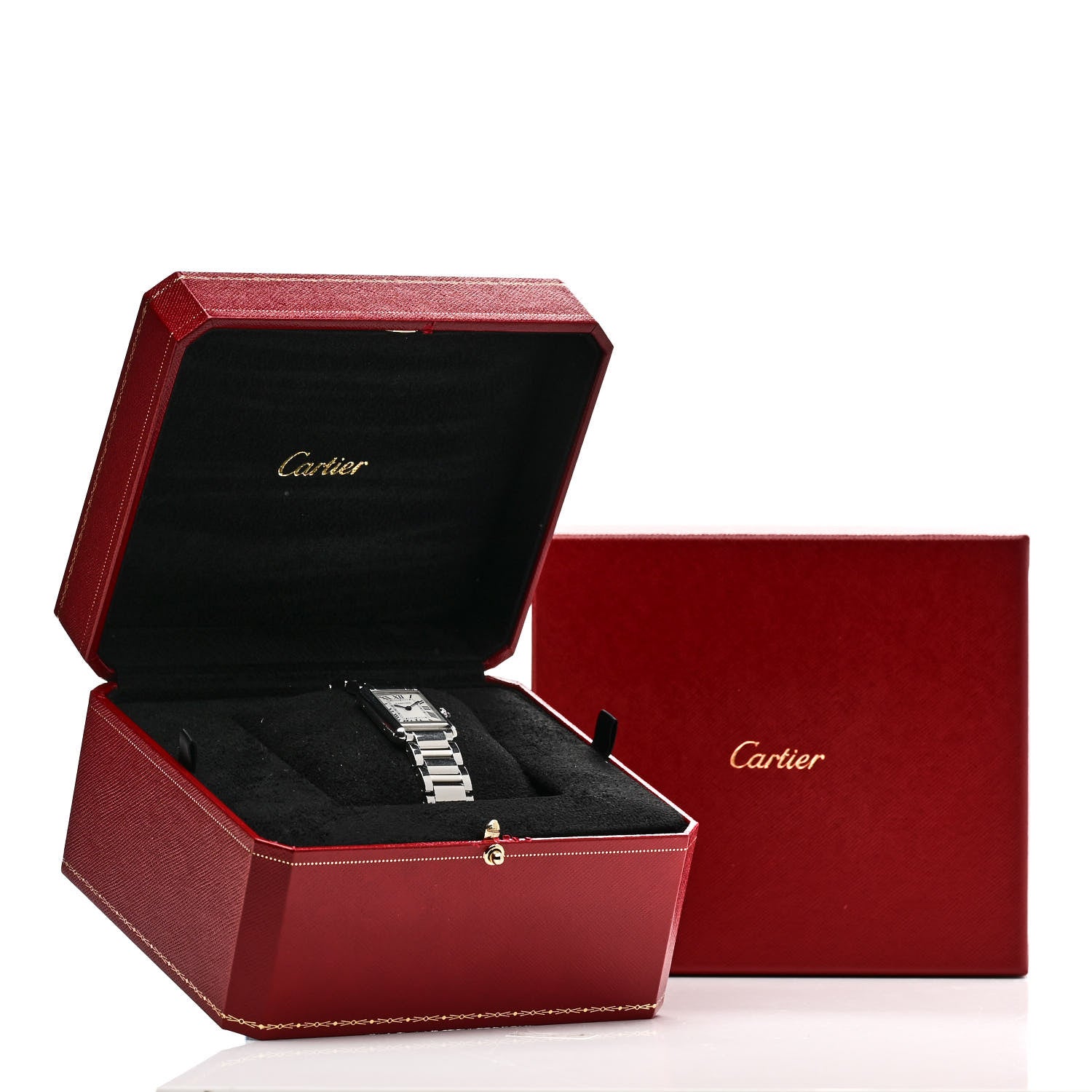 Cartier Stainless Steel 22mm Tank Must Quartz Watch 5 of 5