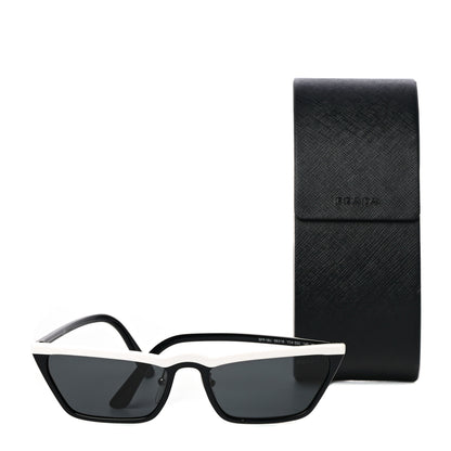 Prada Catwalk Sunglasses SPR 19U Black White 7 of 7