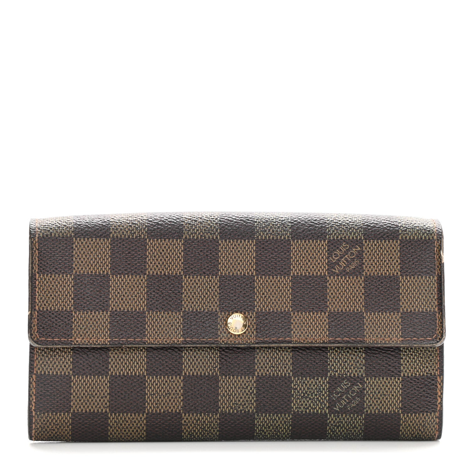 Louis Vuitton Damier Ebene Sarah Wallet 1 of 10