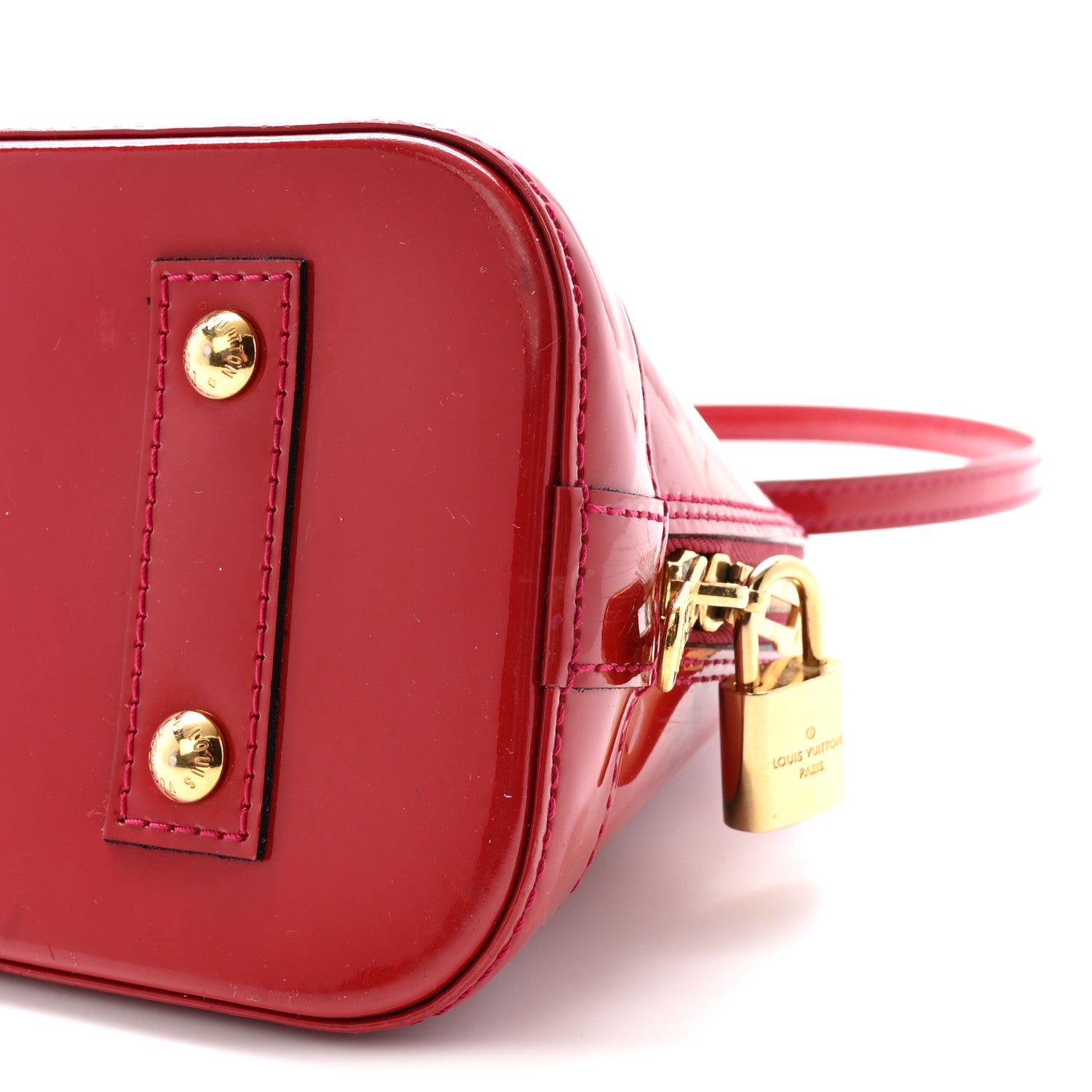 Louis Vuitton Vernis Alma BB Pomme D'Amour 9 of 9