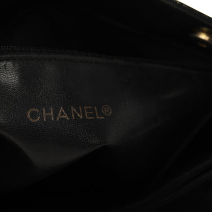 Chanel Lambskin Shopping Tote Black 6 of 9