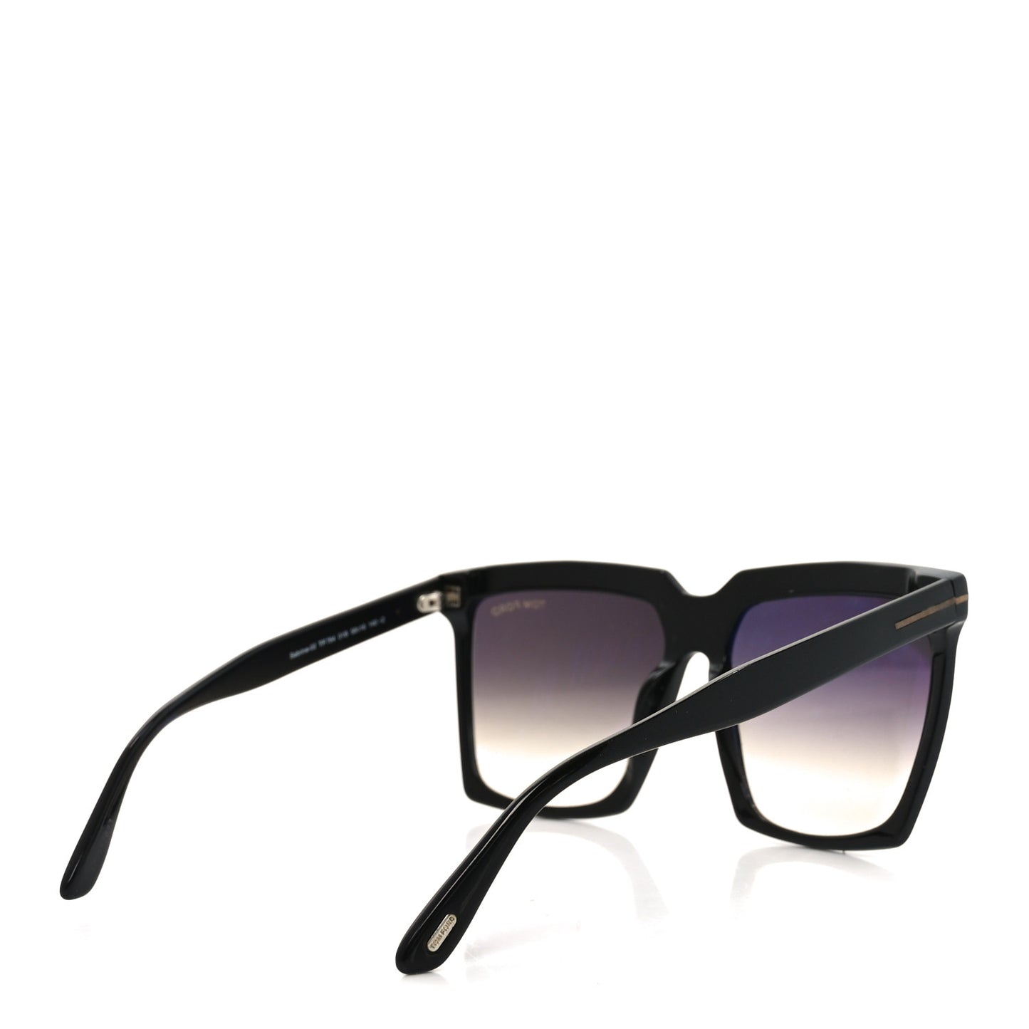 Acetate Sabrina-02 Square Sunglasses TF764 Black