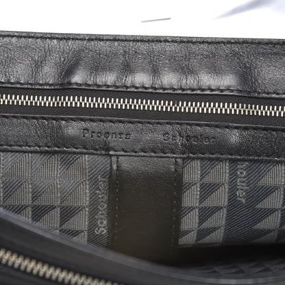 Proenza Schouler Woven Calfskin PS1 Medium Satchel Black 6 of 9