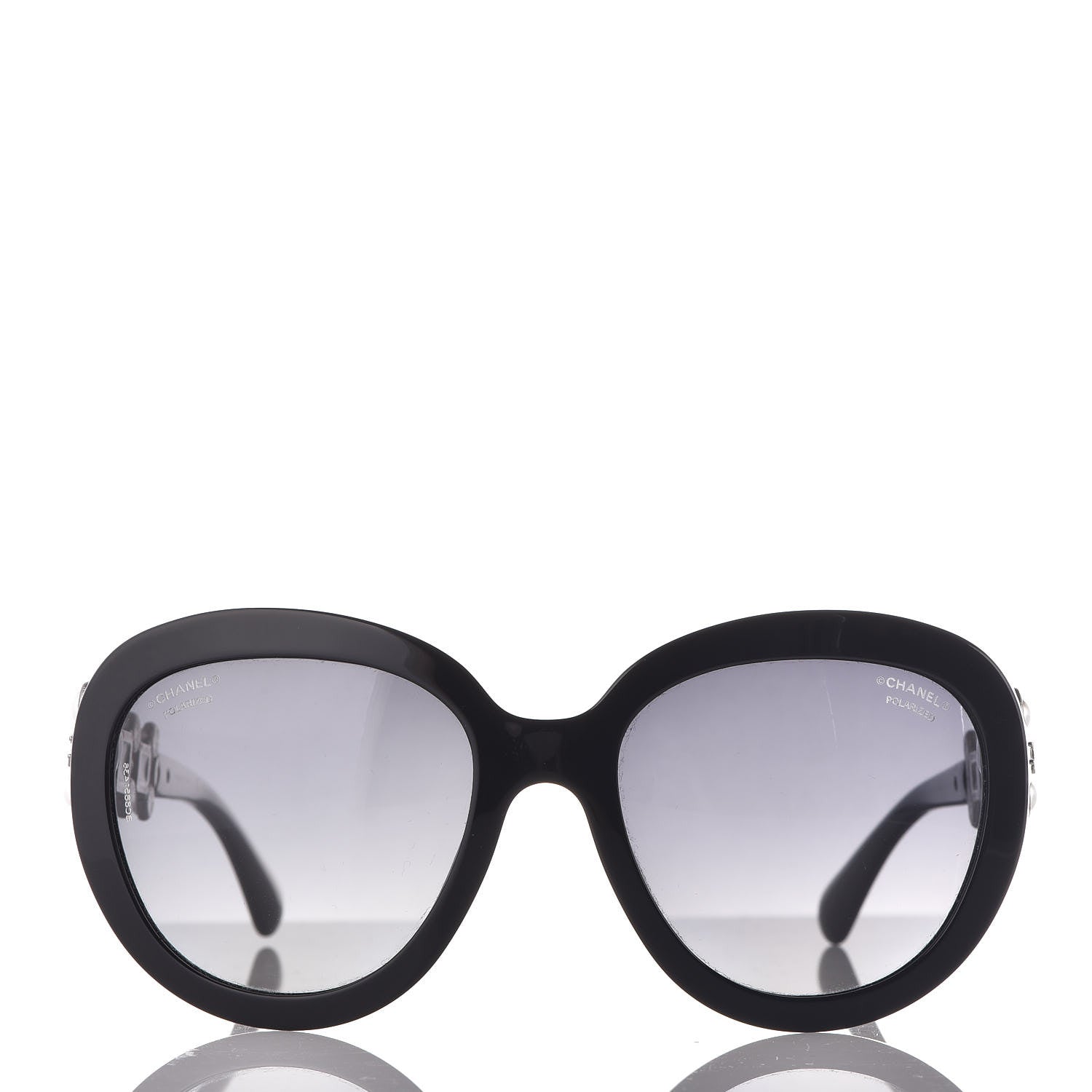 Chanel Pearl Crystal Bijoux Polarized Sunglasses 5334-H-B Black 3 of 8