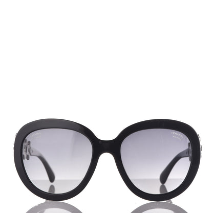 Chanel Pearl Crystal Bijoux Polarized Sunglasses 5334-H-B Black 3 of 8