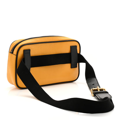 Gucci Textured Dollar Calfskin Music is Mine Belt Bag 95 38 Crop Multicolor Black 3 of 9