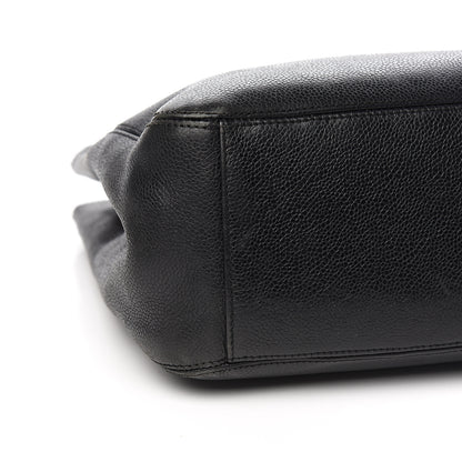 Chanel Caviar CC Shoulder Bag Black 8 of 10