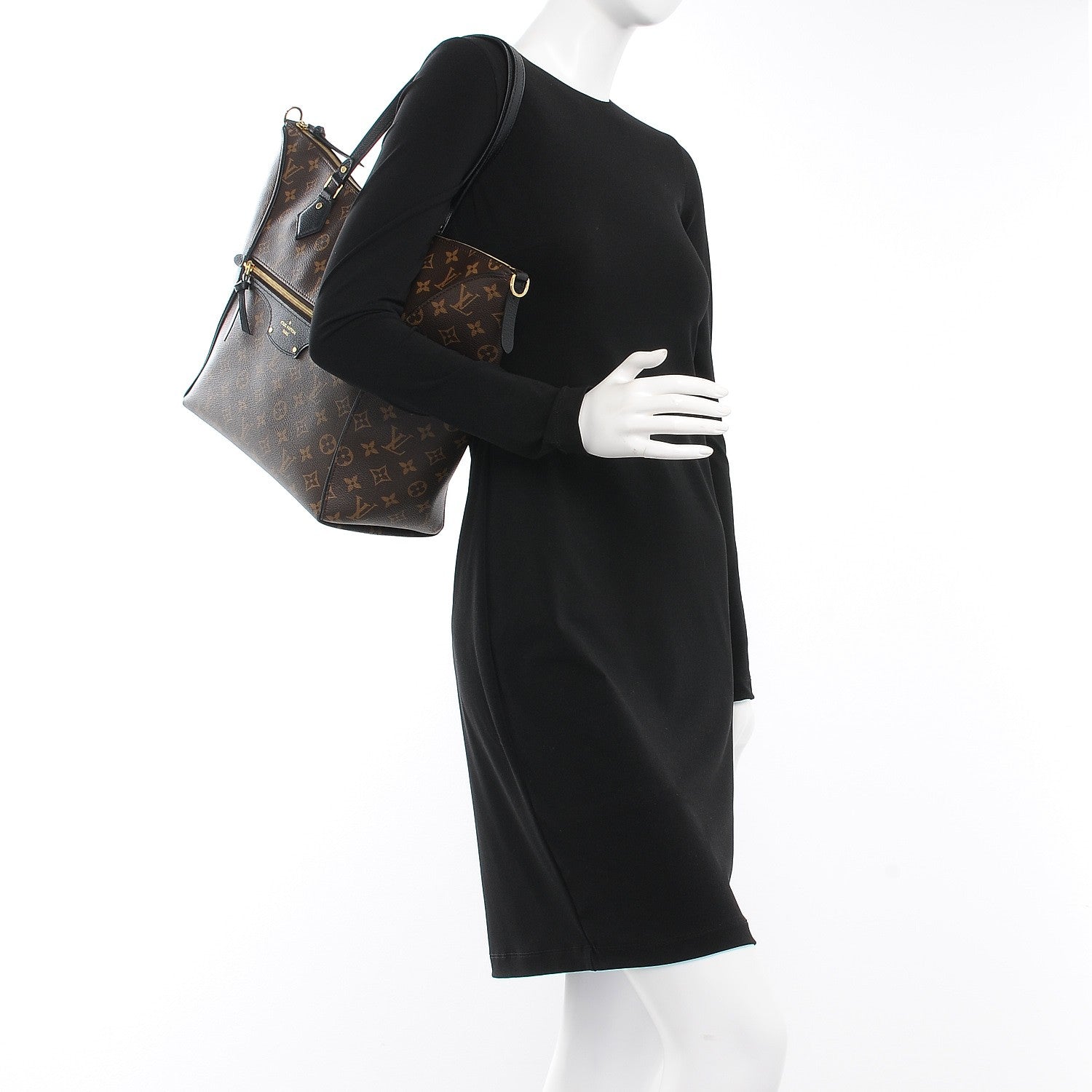 Louis Vuitton Monogram Tournelle MM Black 3 of 9