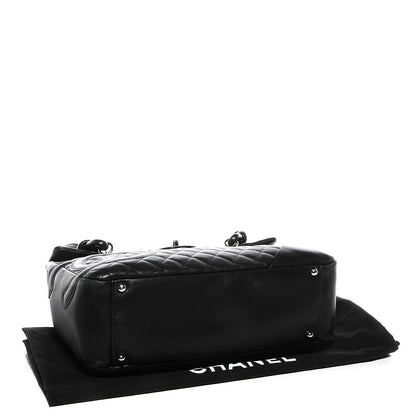 Chanel Calfskin Quilted Large Cambon Flap Black 4 of 8