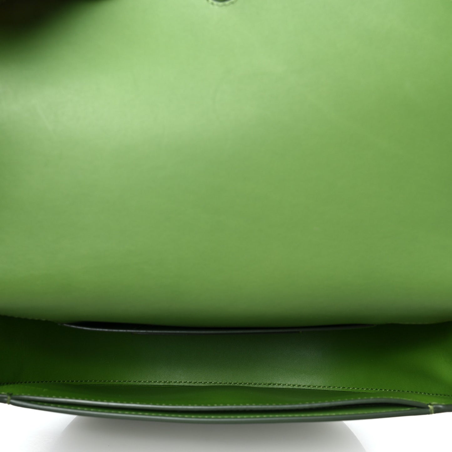 Calfskin Small Olympia Shoulder Bag Green