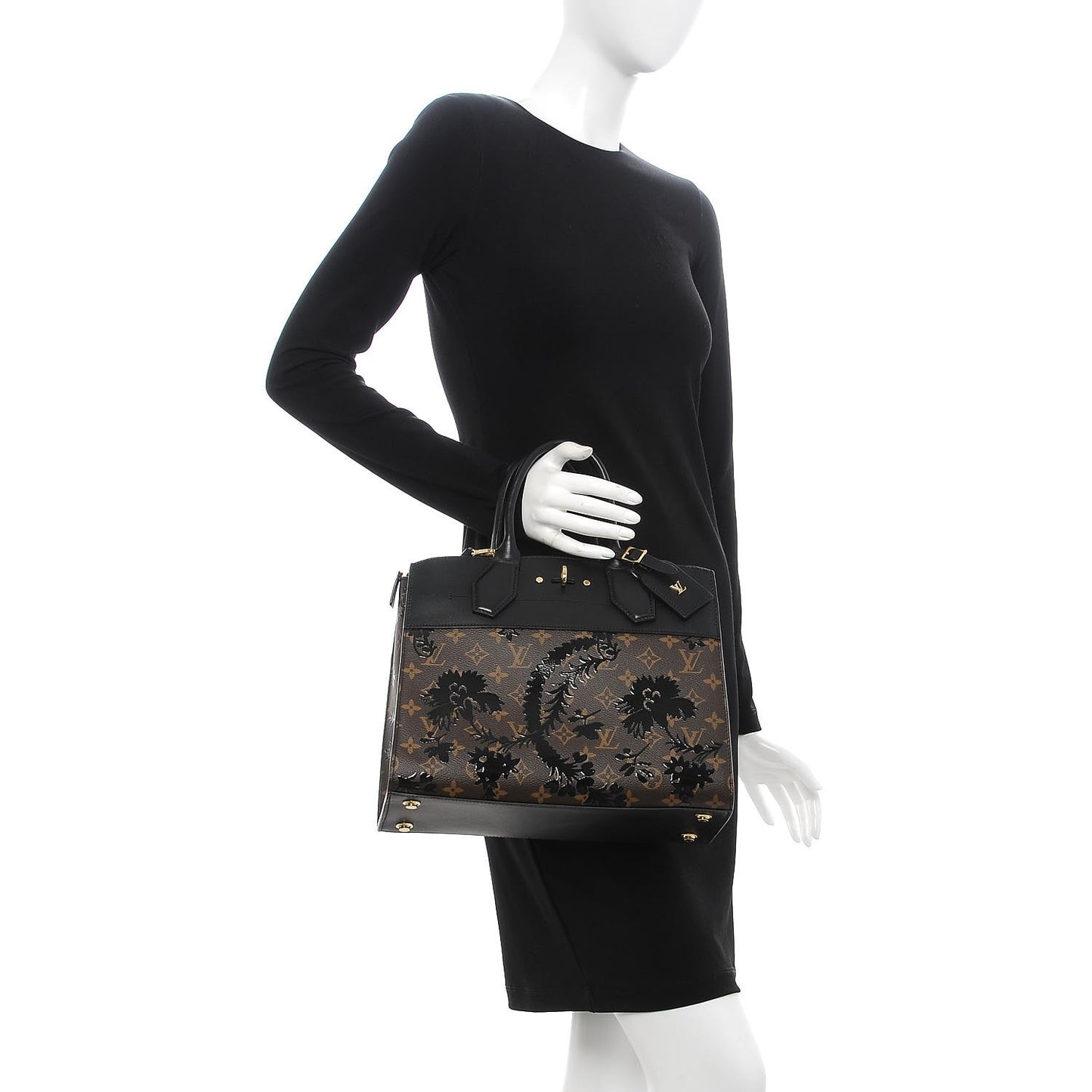 Calfskin Monogram Blossom City Steamer MM