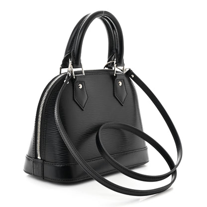 Louis Vuitton Epi Alma BB Black 3 of 10