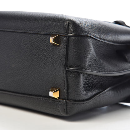 MCM Grained Calfskin Mini Milla Tote Black 8 of 11