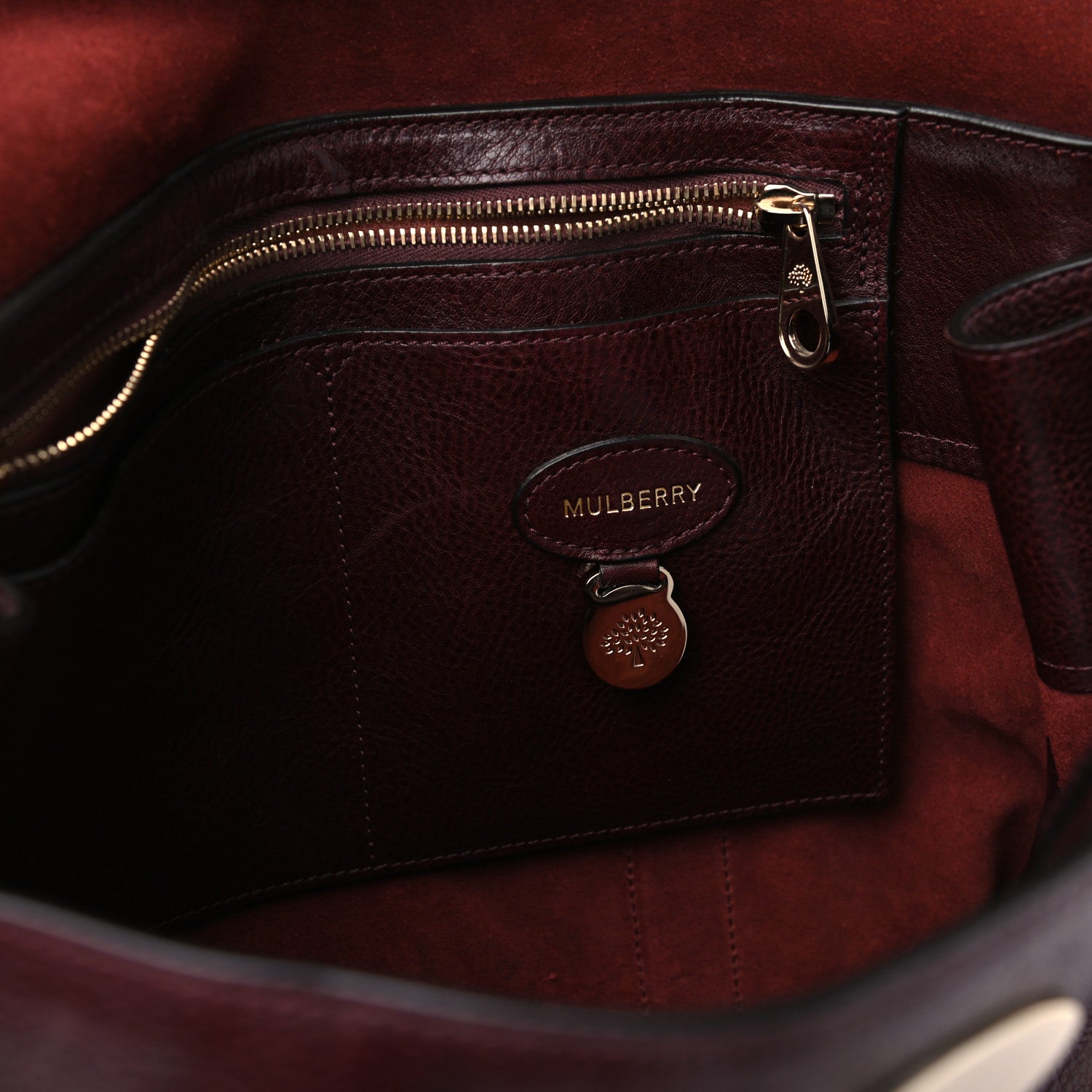 Mulberry Classic Grain Bayswater Oxblood 5 of 27