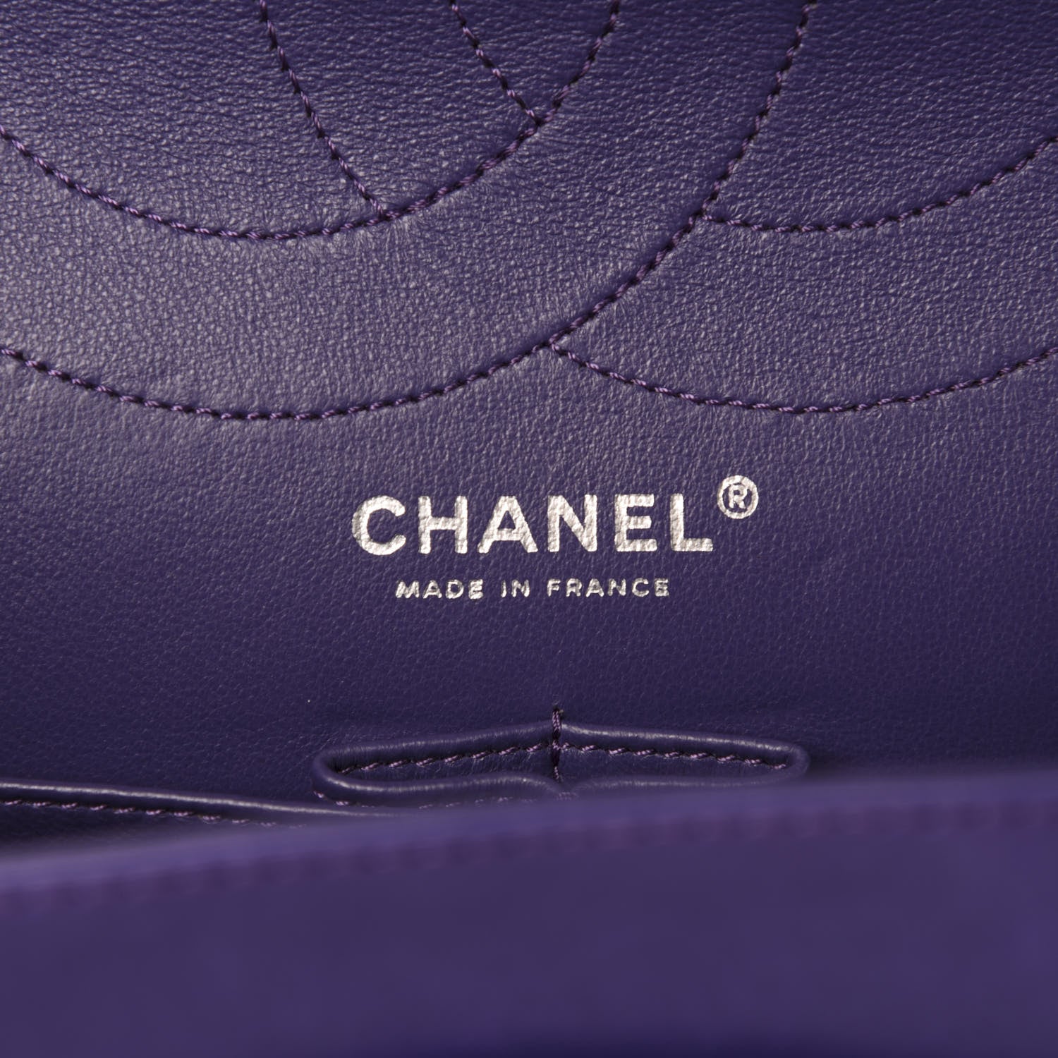 Chanel Lambskin 2.55 Reissue 227 Flap Purple 10 of 12