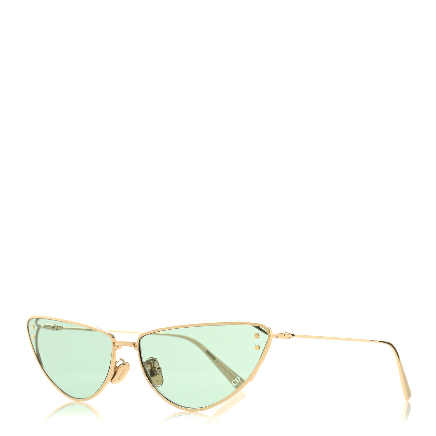 Christian Dior Metal MissDior B1U Butterfly Sunglasses Gold 1 of 9