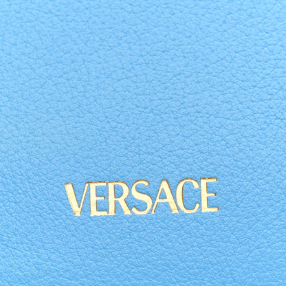 Versace Calfskin La Medusa Chain Crossbody Phone Pouch DV Blue 7 of 10