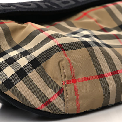 Burberry Nylon Vintage Check Sonny Bum Bag Archive Beige Black 8 of 9