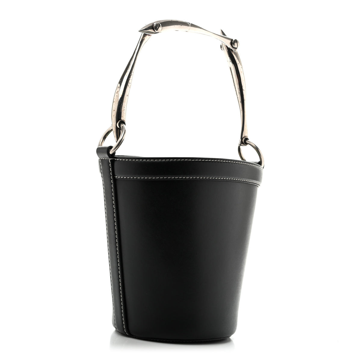 Bottega Veneta Calfskin Nappa Sardine Bucket Bag Black 4 of 11