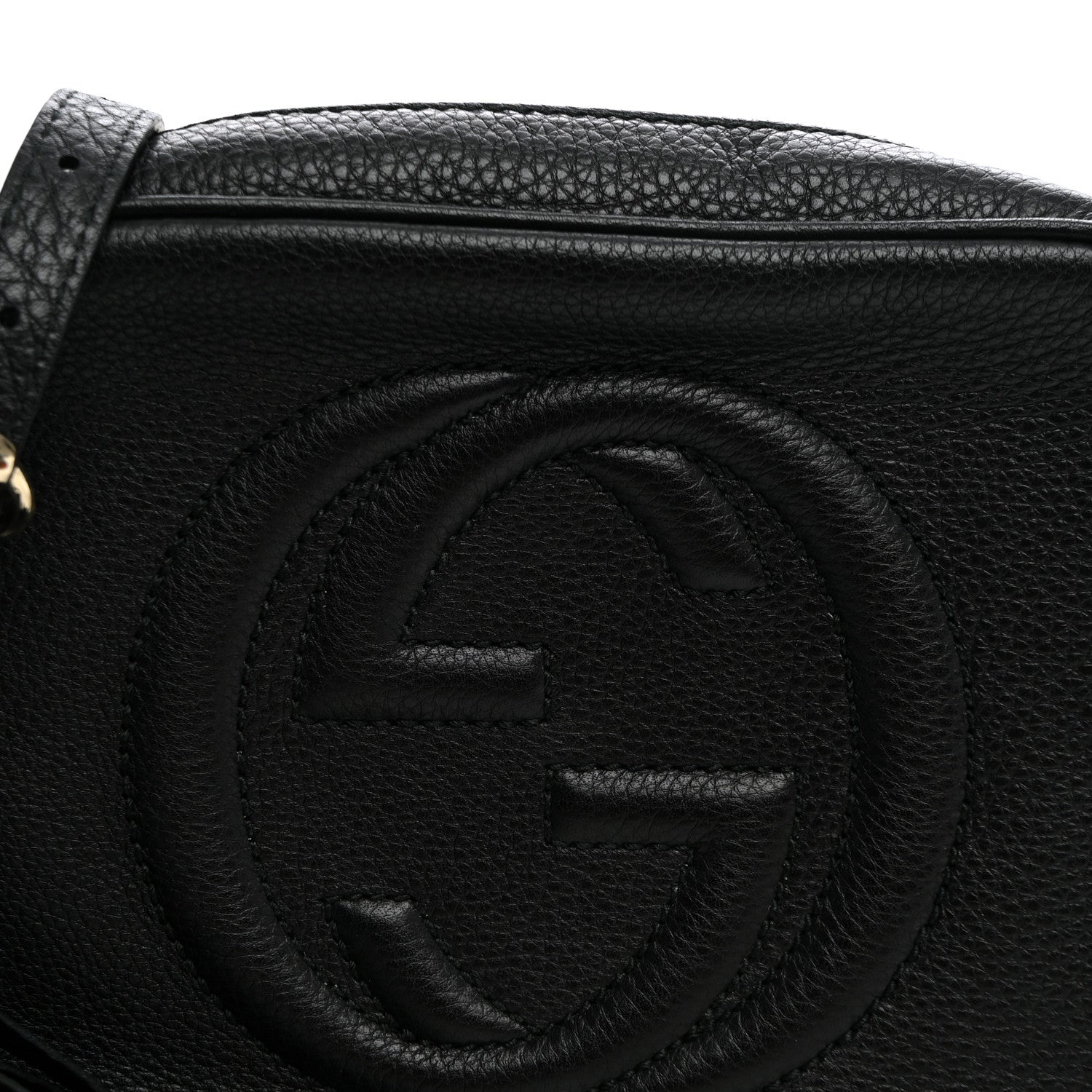 Gucci Pebbled Calfskin Small Soho Disco Bag Black 8 of 10