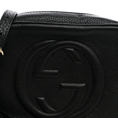 Gucci Pebbled Calfskin Small Soho Disco Bag Black 8 of 10