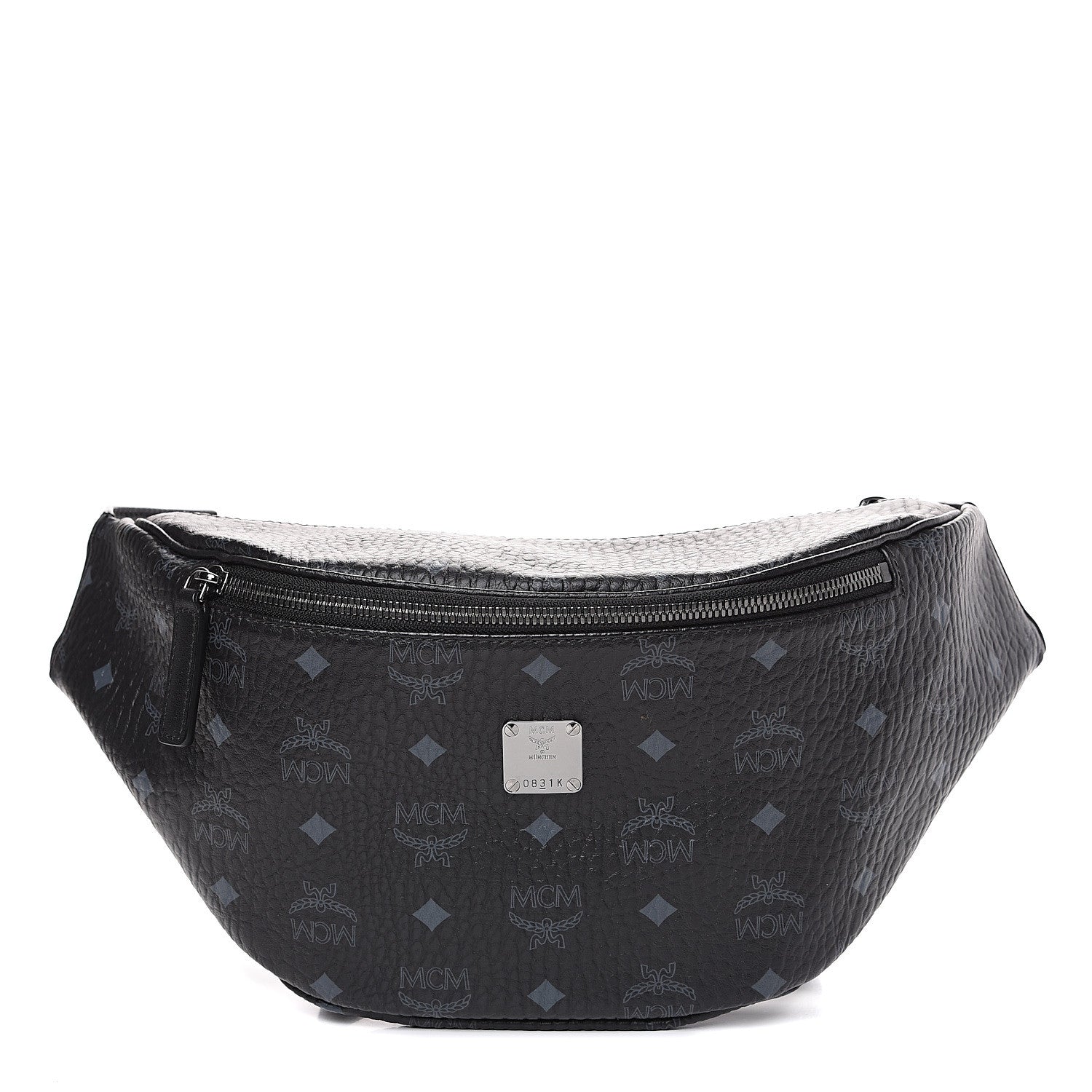 MCM Visetos Stark Belt Bag Black 1 of 8