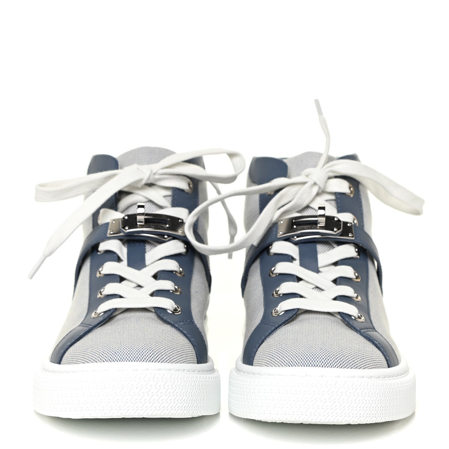 Hermes Canvas Calfskin Daydream Sneakers 36.5 Bleu Marine 2 of 13