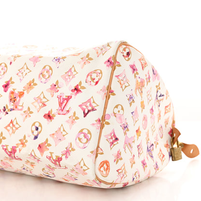 Louis Vuitton Watercolor Aquarelle Speedy 35 White 8 of 12