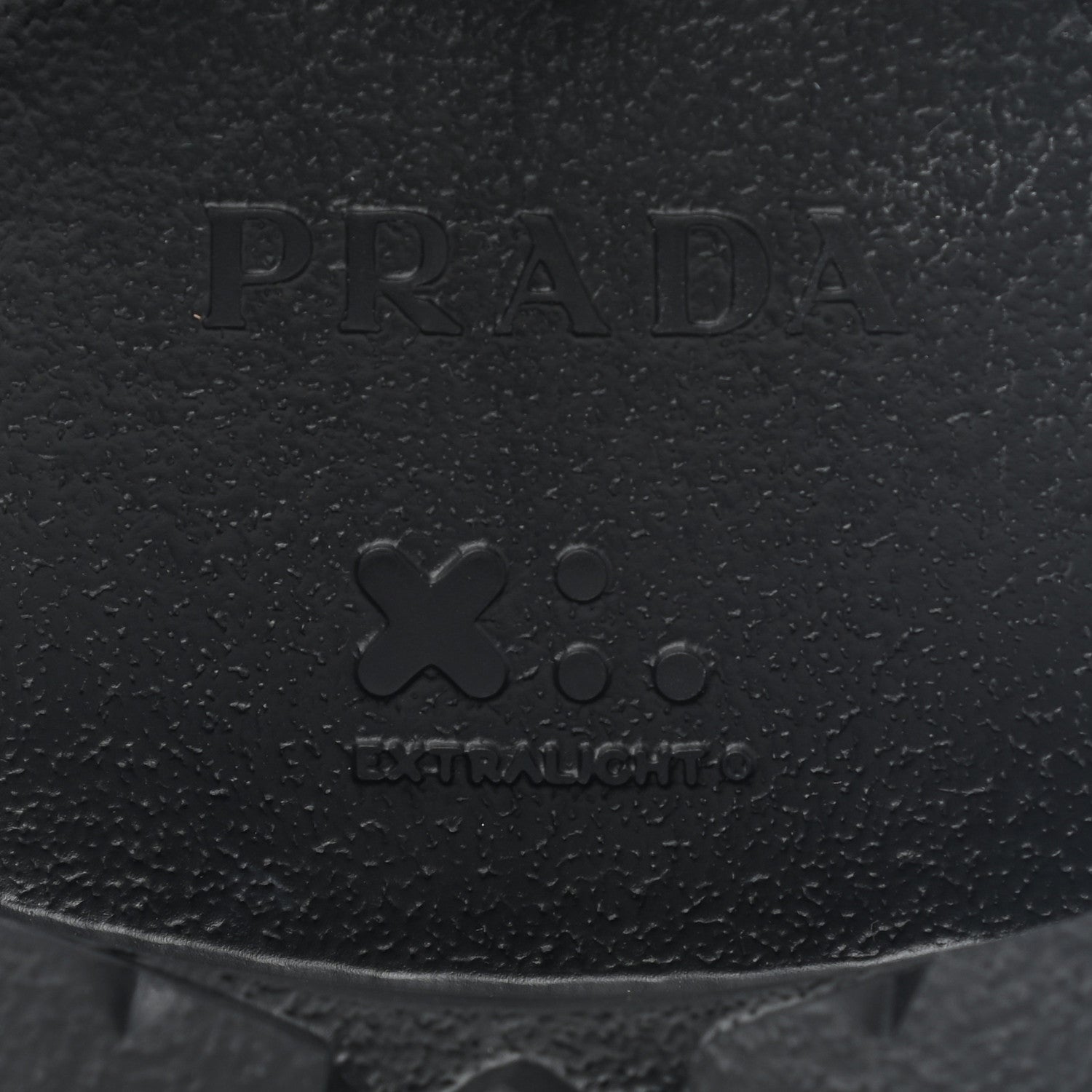 Prada Spazzolato Rois Metal Triangle Logo Mens Monolith 60mm Loafers 6 Black 6 of 11