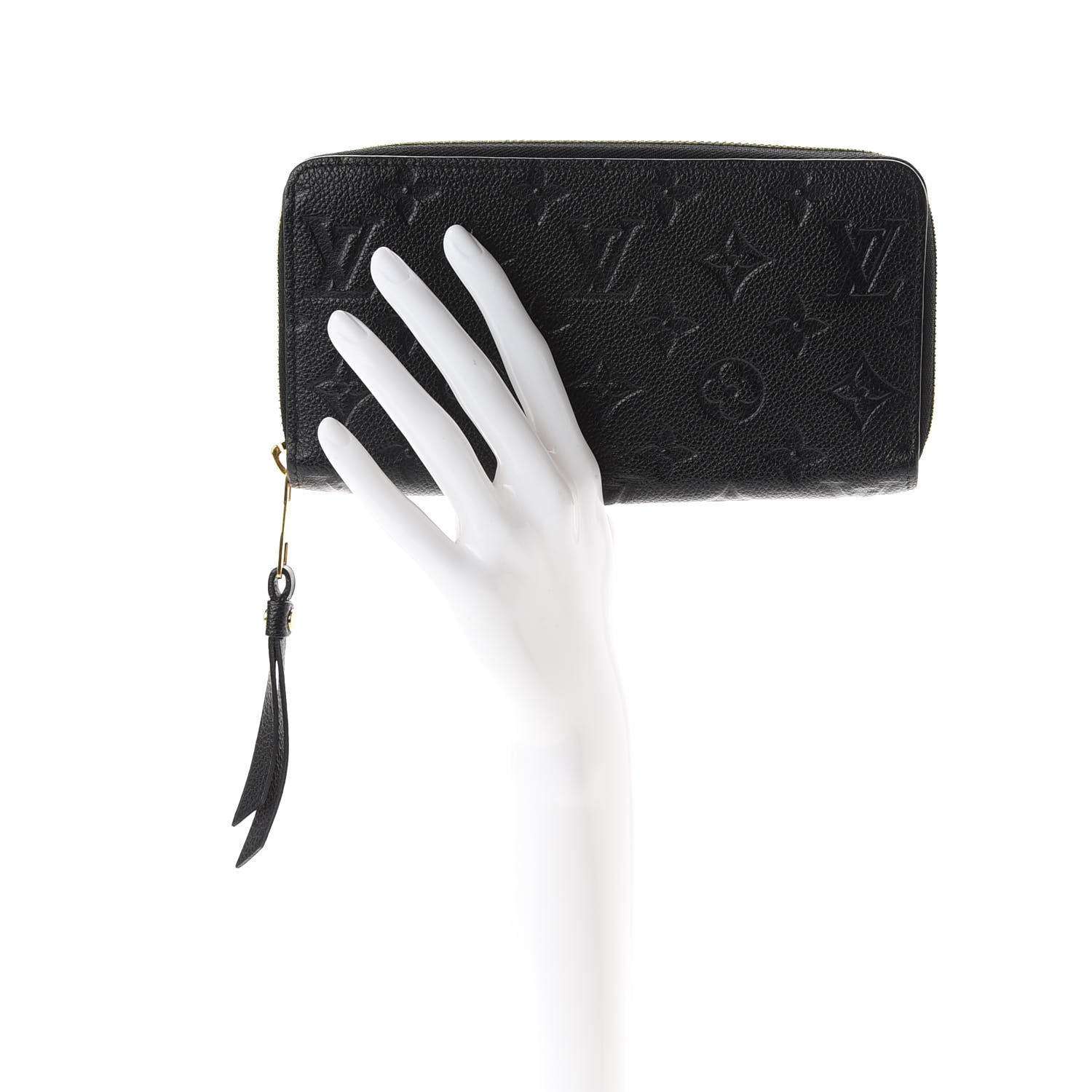 Louis Vuitton Empreinte Zippy Wallet Black 2 of 6