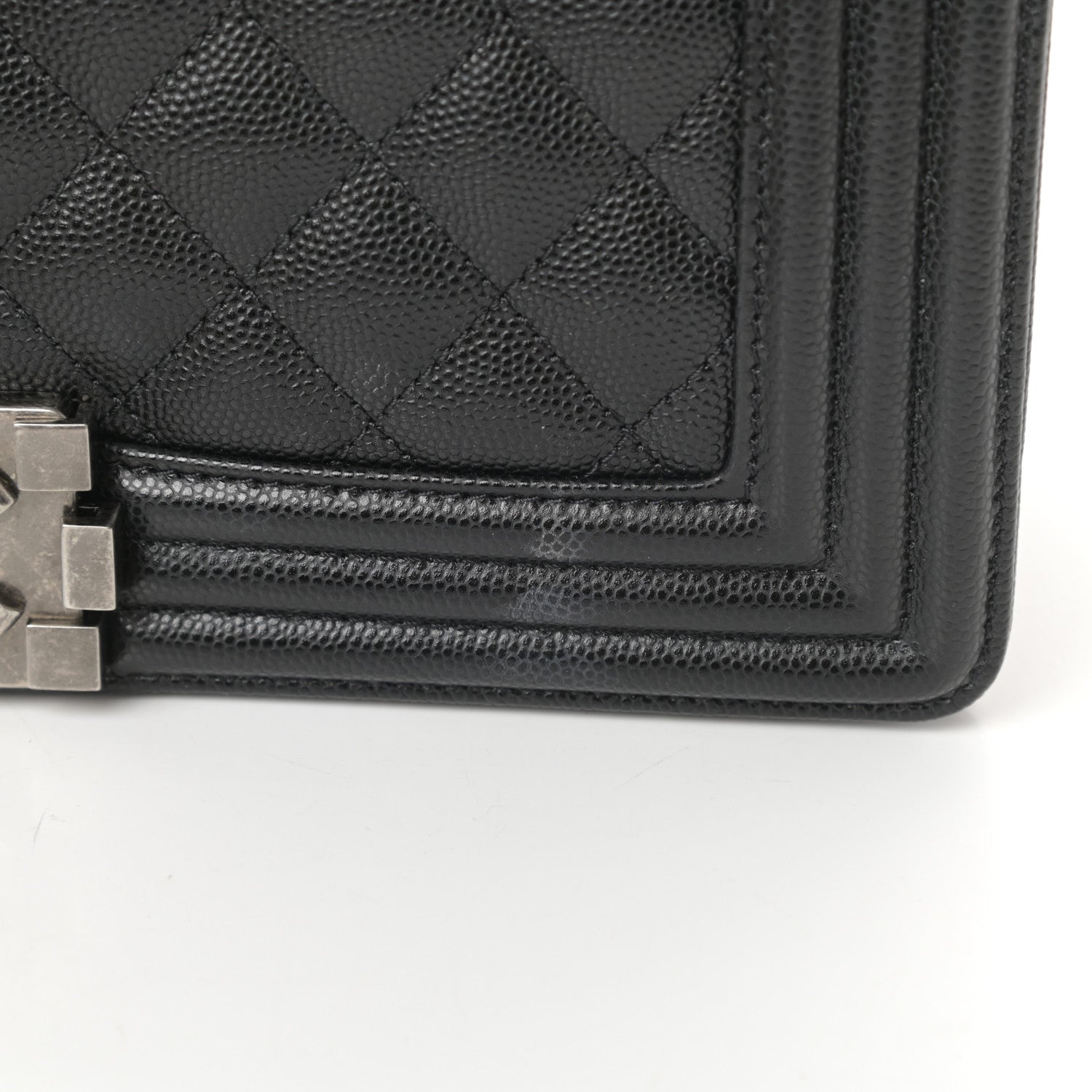 Chanel Caviar Quilted Medium Boy Flap Black 10 of 11