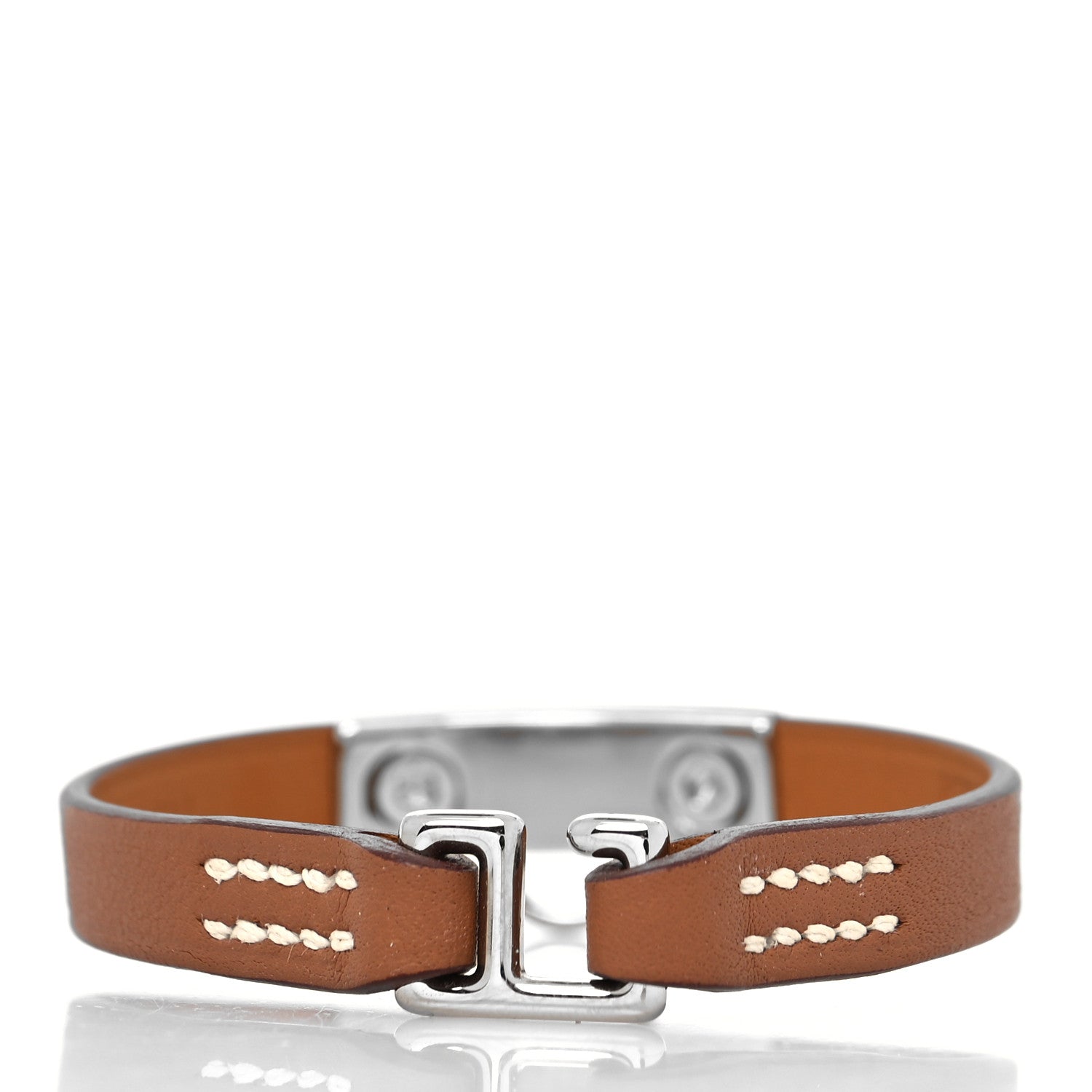 Hermes Swift Micro Rivale Bracelet T2 Gold 3 of 5