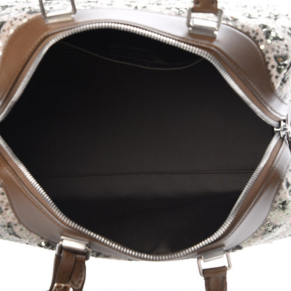 Louis Vuitton Sequin Monogram Sunshine Express Speedy Kaki 5 of 6