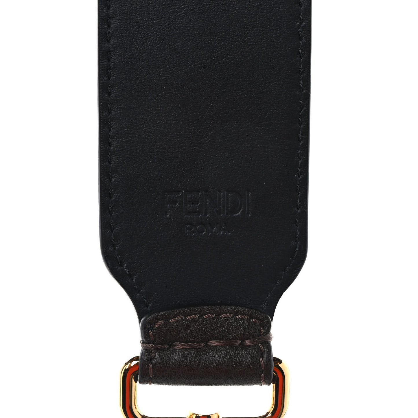 Calfskin Fendigraphy Strap You Brown