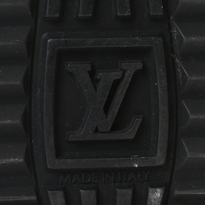 Louis Vuitton Suede Monogram Run Away Sneakers 37 Black 7 of 9