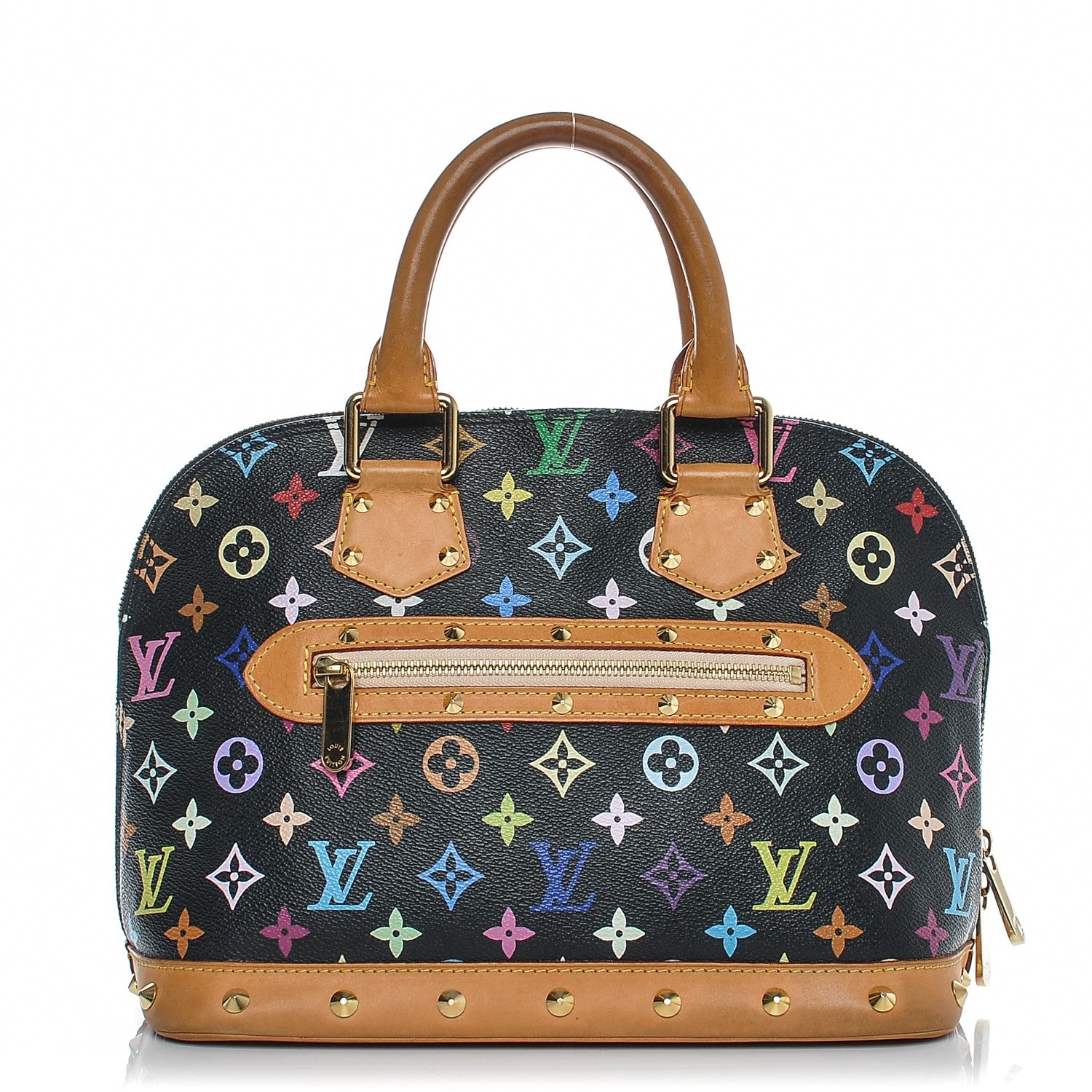 Louis Vuitton Monogram Multicolor Alma Black 1 of 8