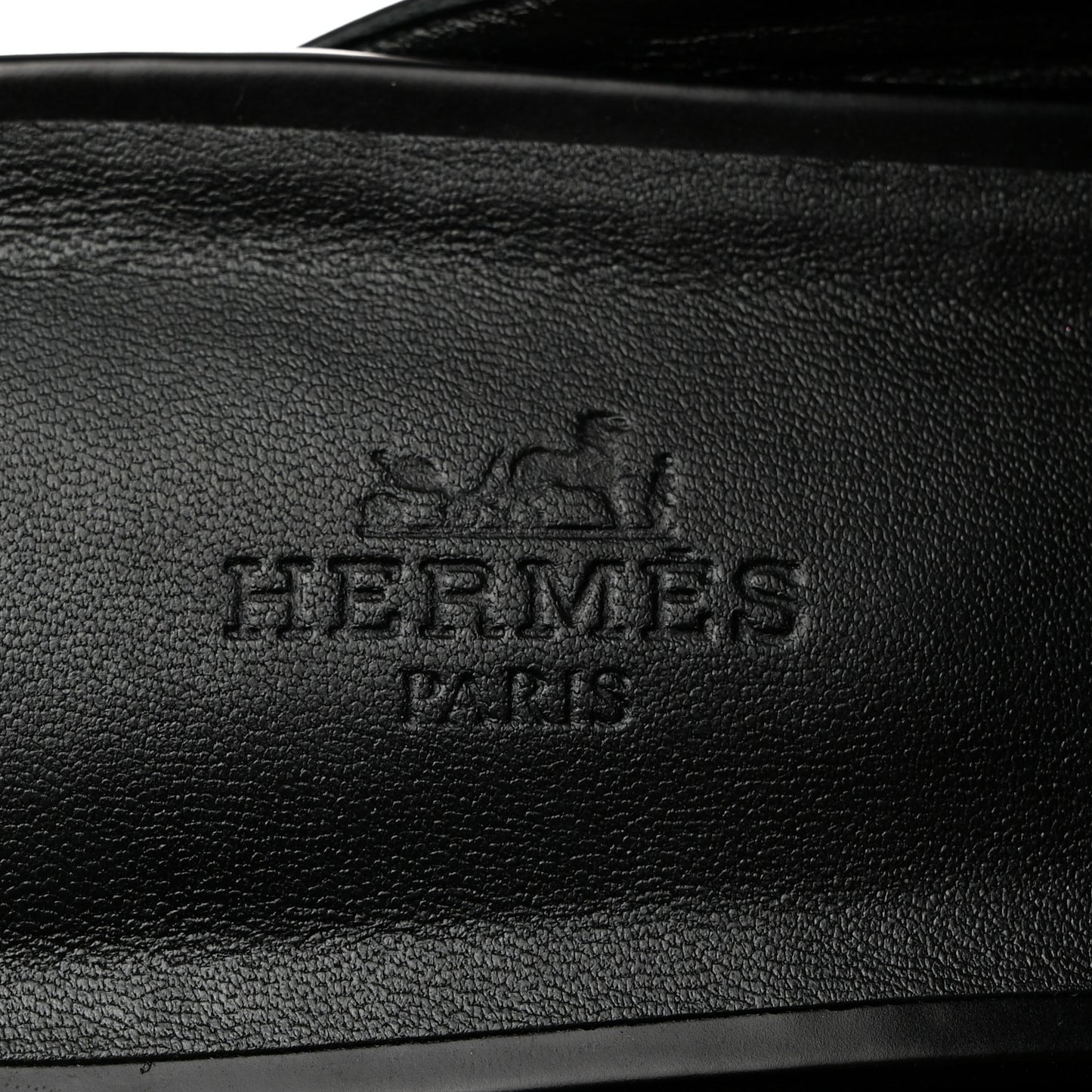 Glazed Calfskin Oz Mules 41 Black