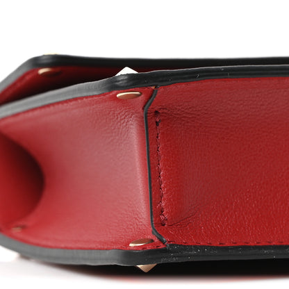 Valentino Garavani Vitello Rockstud Mini Top Handle Bag Red 8 of 9