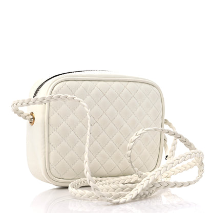 Gucci Calfskin Web Trapuntata Mini Shoulder Bag Off White 3 of 11