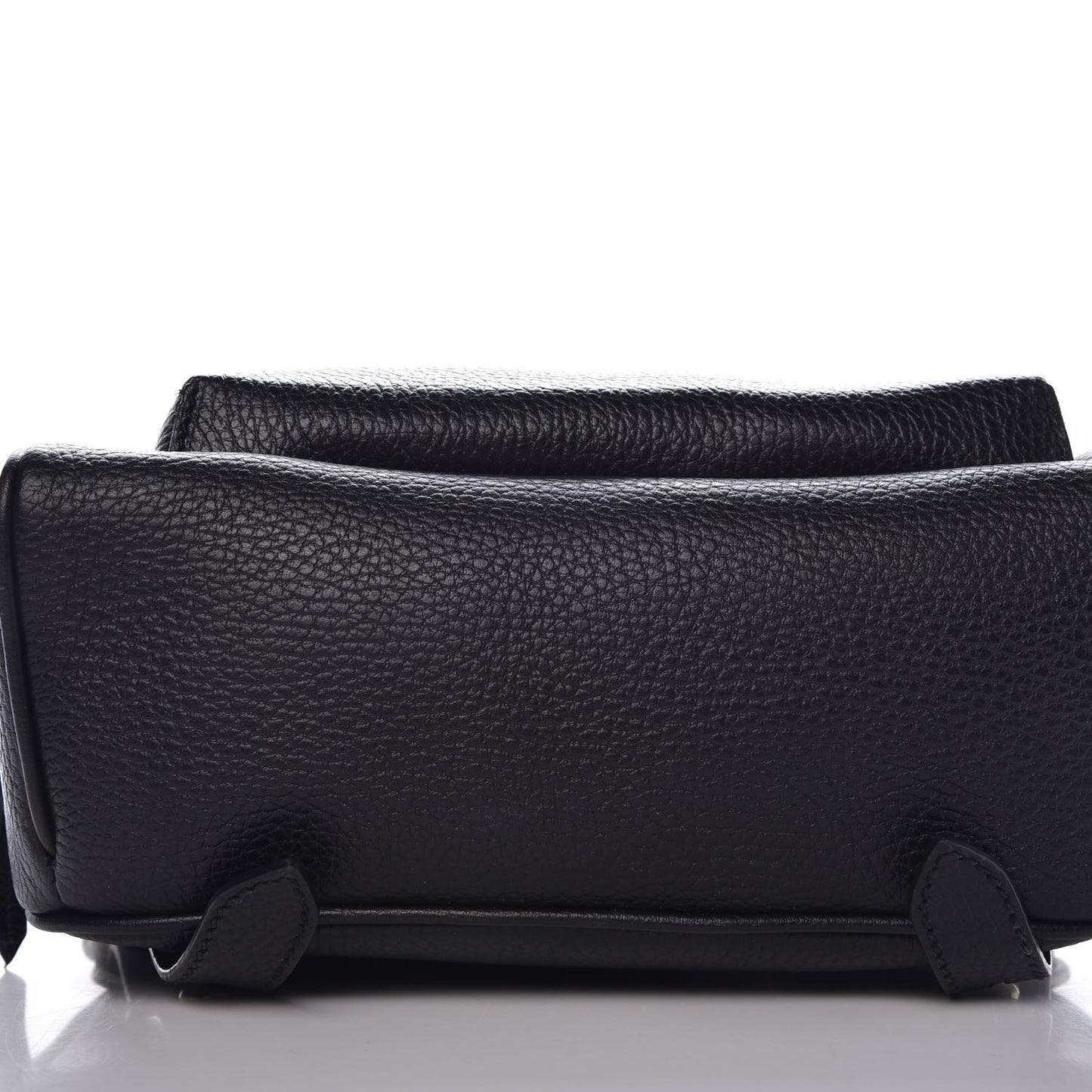 Pebbled Calfskin Soho Chain Backpack Black