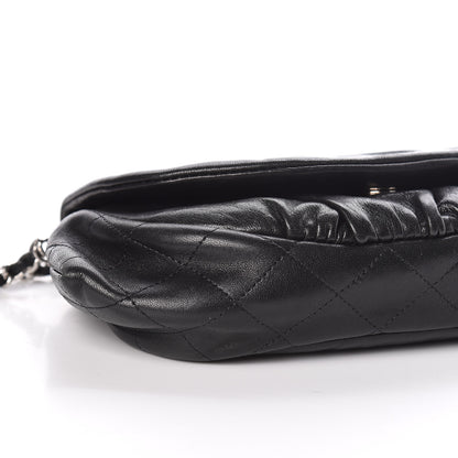 Chanel Lambskin Half Moon Wallet On Chain WOC Black 6 of 11