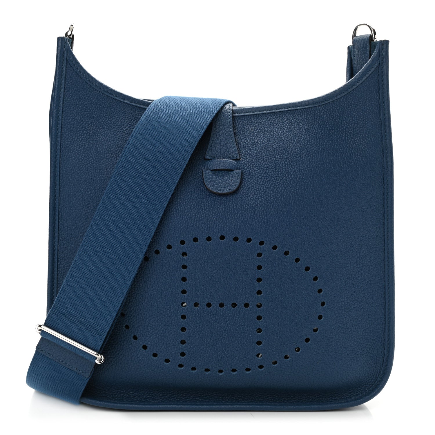 Hermes Taurillon Clemence Evelyne III PM Deep Blue 1 of 10