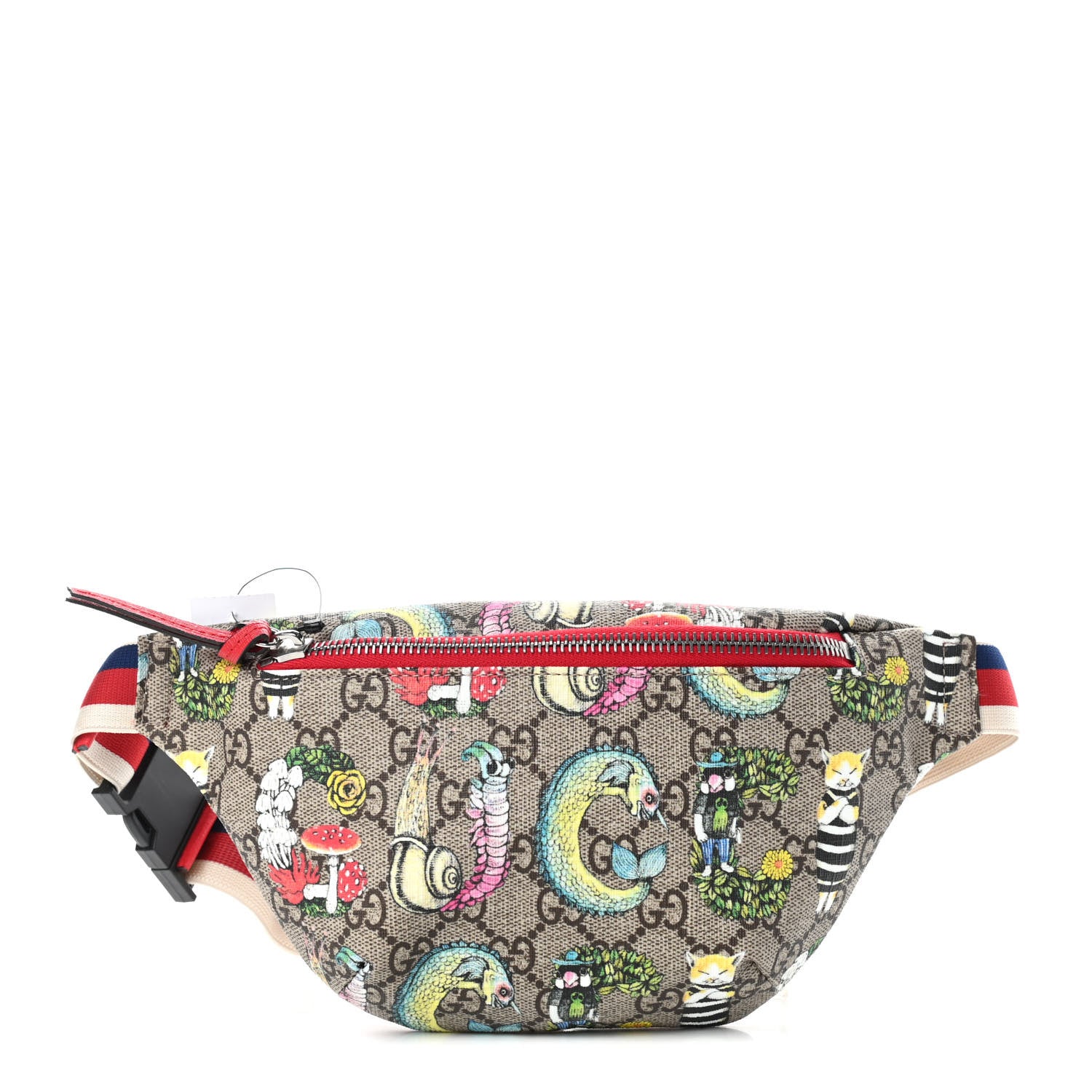 Gucci GG Supreme Monogram Childrens Bugs Print Belt Bag Multicolor 1 of 11