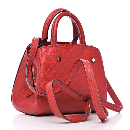 Louis Vuitton Empreinte Montaigne Nano Cherry 3 of 9
